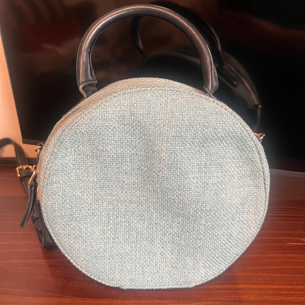 Round Blue Handbag